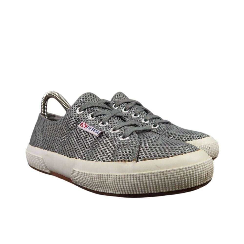 Superga Shoes Womens 6.5 Sneakers Lifestyle Casual Mesh Lace Up Classic Metallic